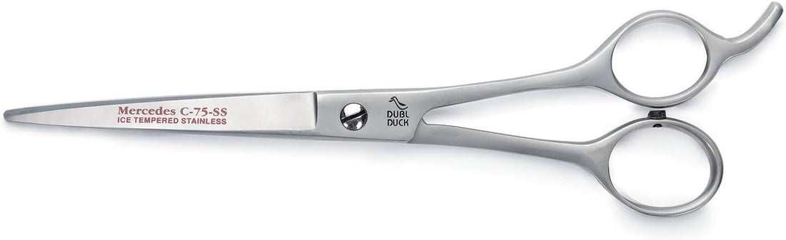 Dubl Duck Mercedes 14SC Pet Curved Shears, 7-1/2-Inch