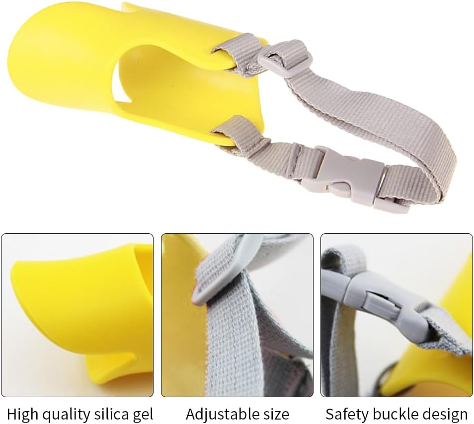 Duck Bill Silicone Dog Muzzle