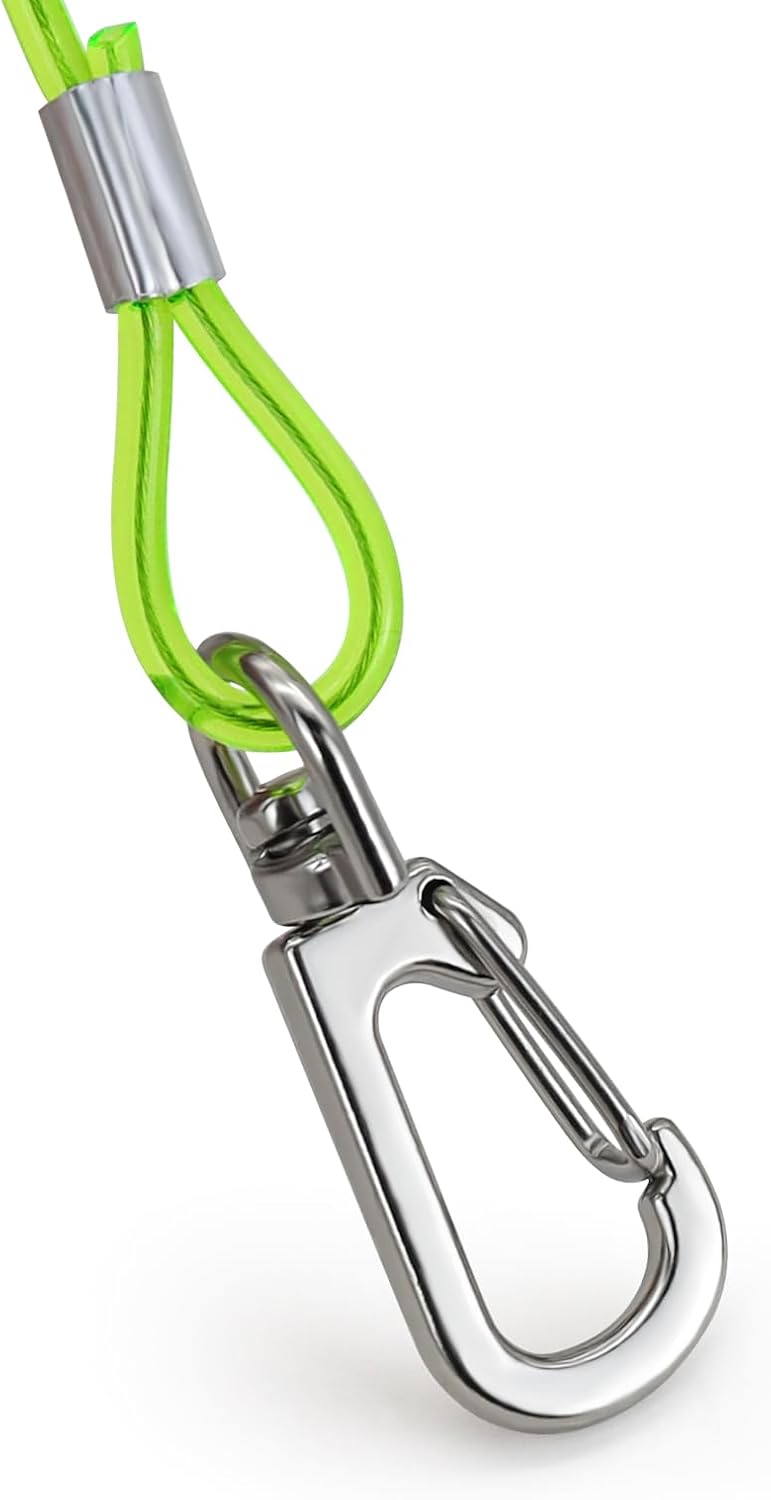Parrot Flying Leash, 16.4 ft Training Rope with 3 Size Bird Foot Ring