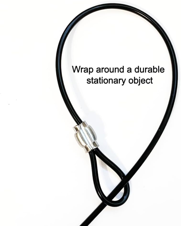 Training Tie Down - Short Tether for Dogs & Teething Puppies (4 feet)