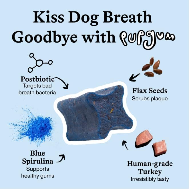 Spot & Tango PupGum Dog Dental Chews for Fresh Breath & Clean Teeth