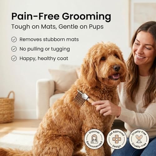 Pet Dematting Comb & Pet Dematting Brush & Rake