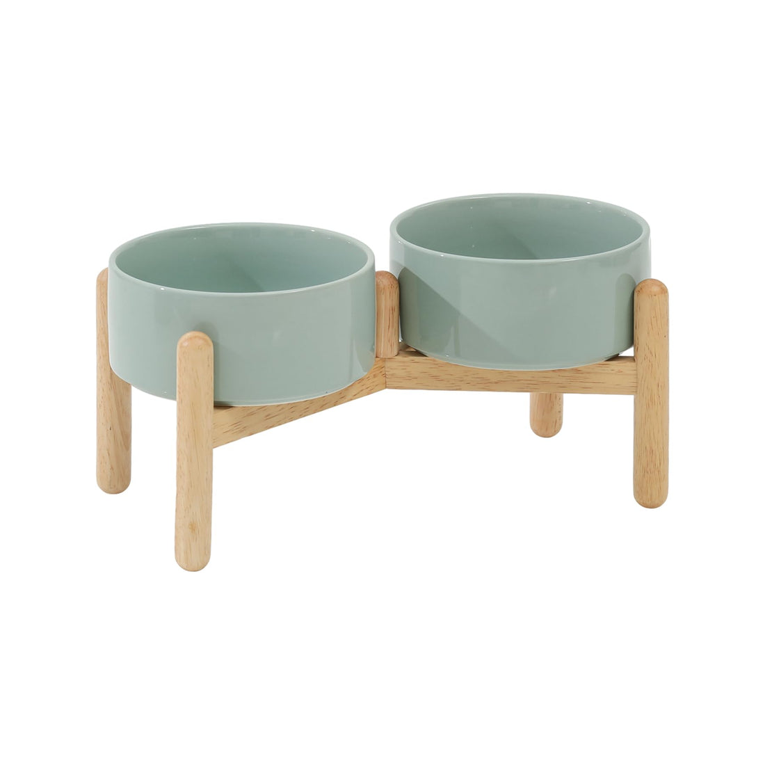 Havniva 6.1inch Ceramic Raised Dog Bowl with Stand