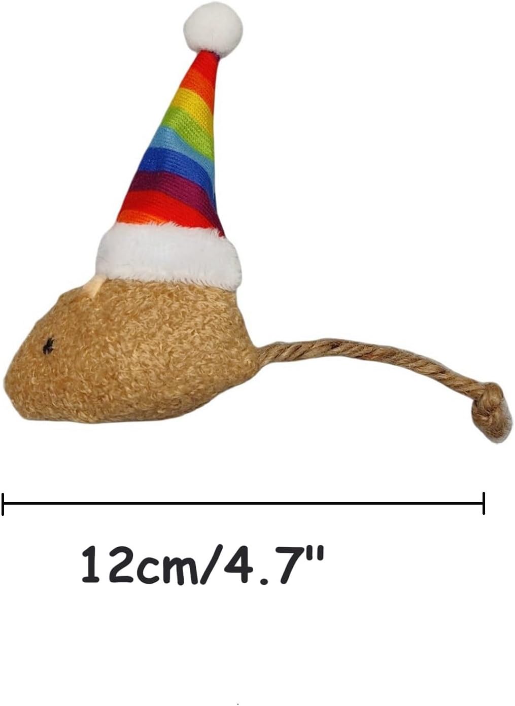 6-Pack Halloween Cat Toys Interactive Toy Witch Magic Hat Costume