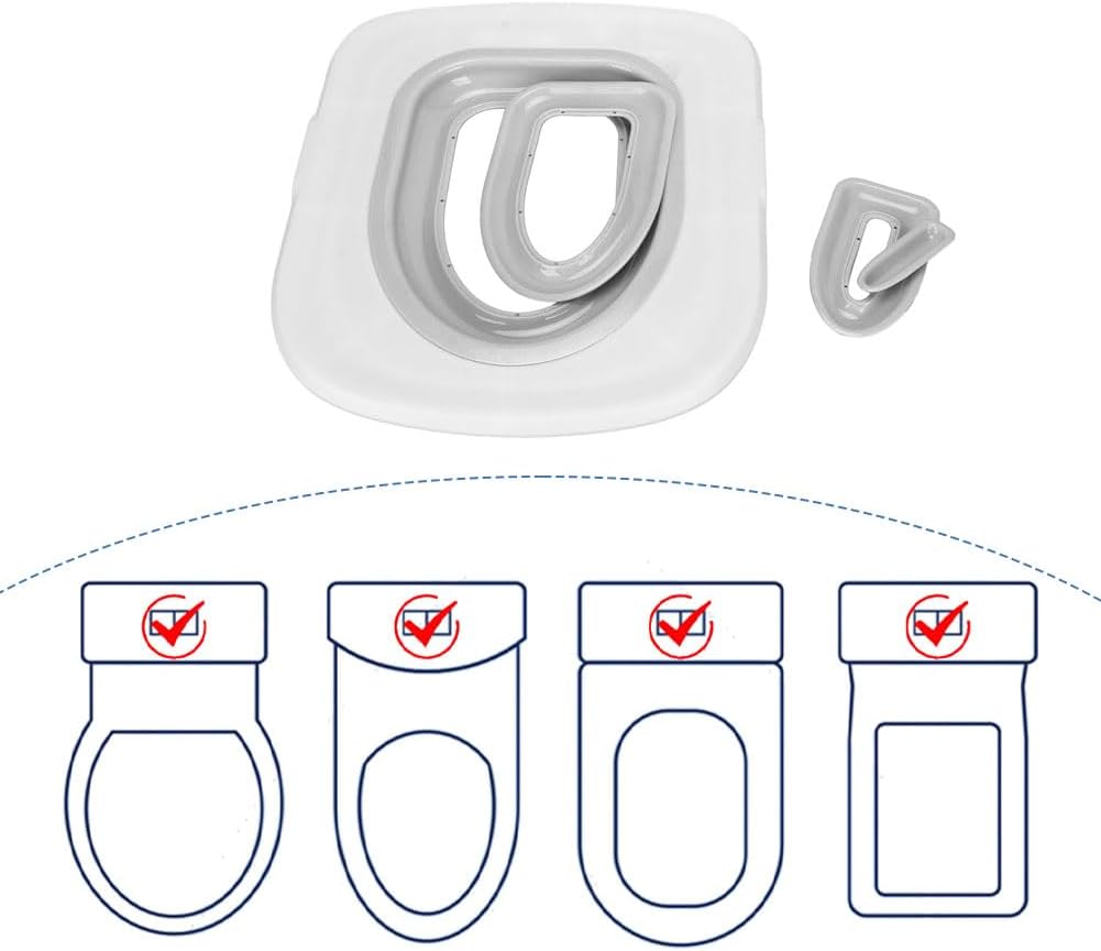 Cat Toilet Training Kit – Litter Box Alternative with Tray (Grey)