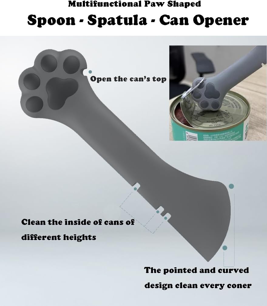 Joyinjojo 2 Pack Dog Cat Food Spoon Spatula