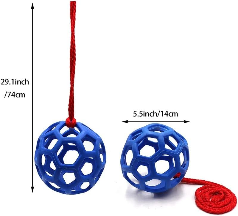 2 Pack 5.5inch Horse Treat Ball Hay Feeder Toy Ball Avoid Boredom