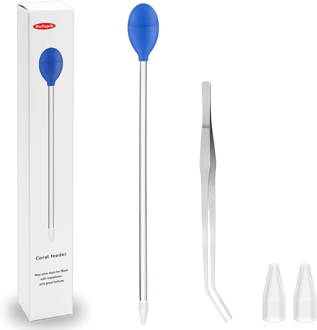 18.5 in Long Pipette for Fish Tank Coral Food Feeder Long Syringe