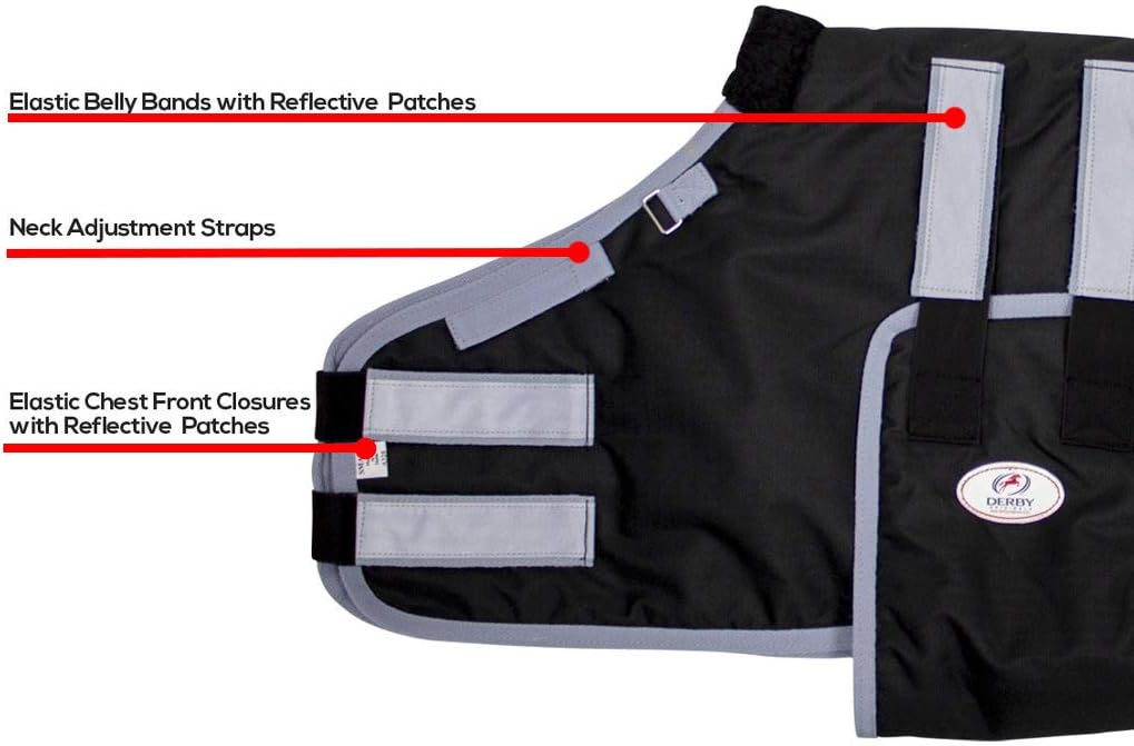 Derby Originals Mini Horse & Foal Winter Turnout Blanket – Reflective