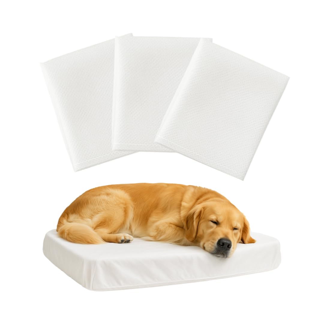 Tailbop Disposable Pet Bed Covers, Fits All Dog and Cat Beds or Mats