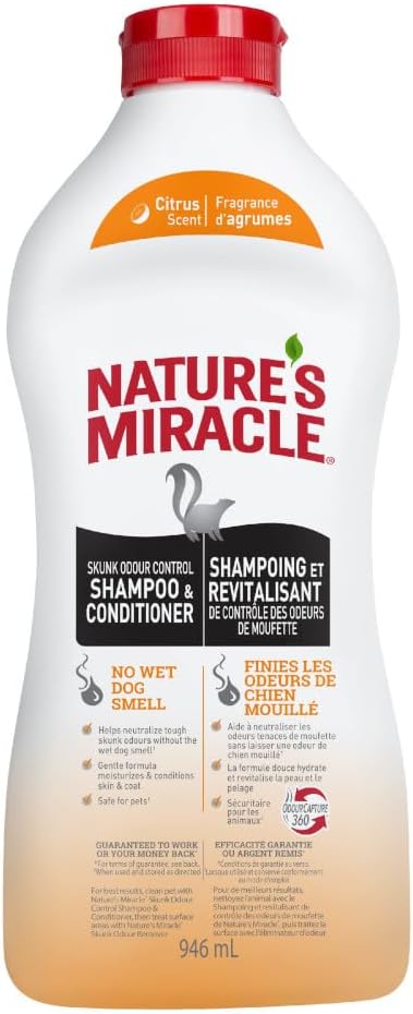 Nature's Miracle Skunk Odor Control Shampoo & Conditioner, 32 oz