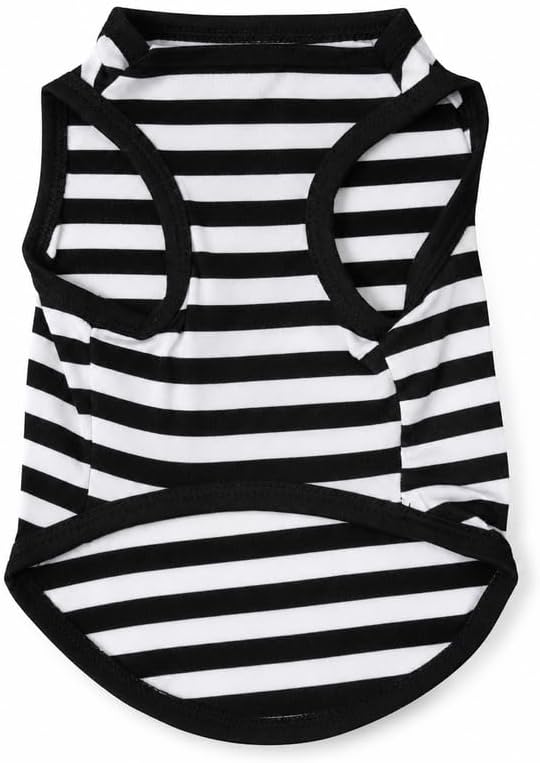 Petitebella Horizontal Stripes Puppy Dog Shirt