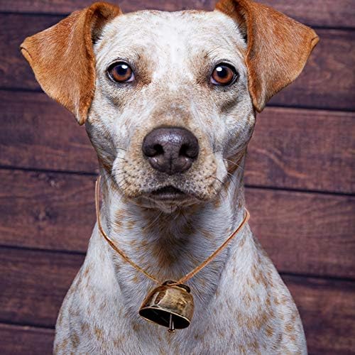 5 Pack Grazing Copper Bells, Metal Cow Bells for Dogs