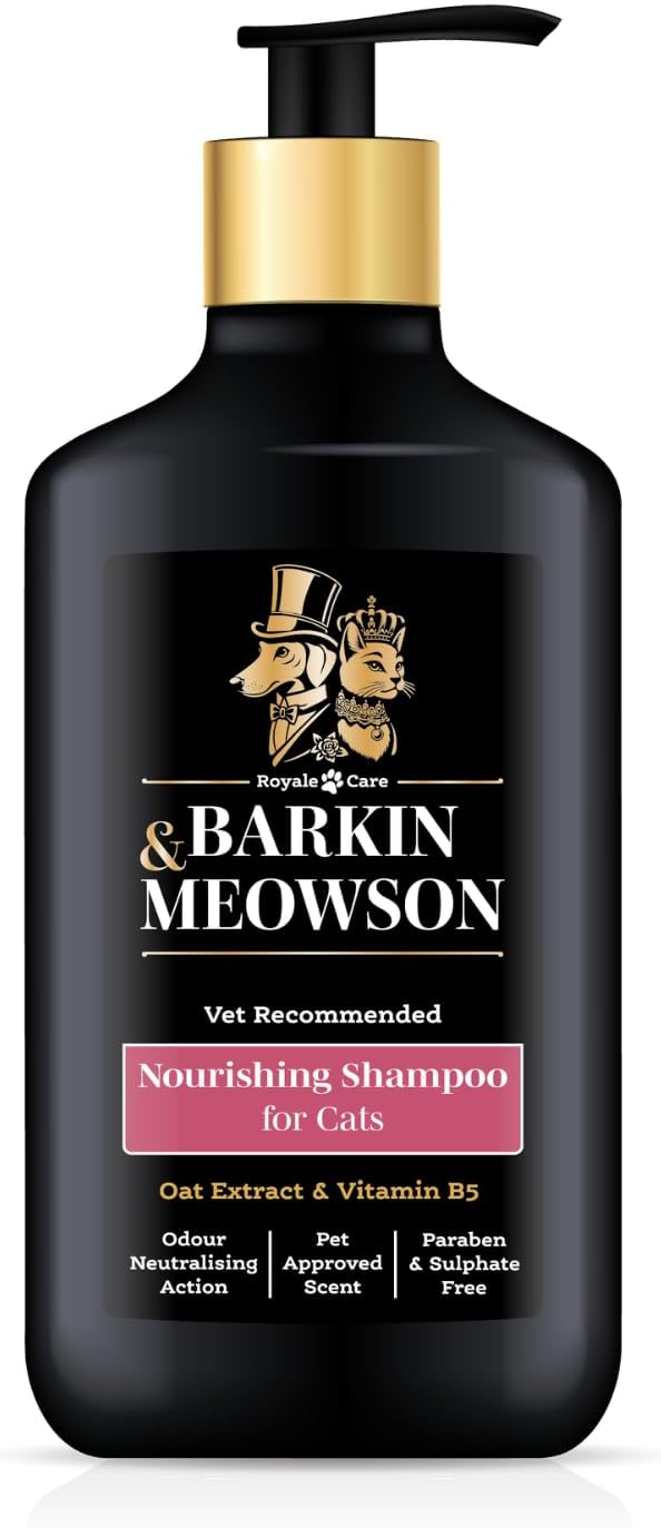 Nourishing Cat Shampoo with Oat Extract, 11.83 fl oz