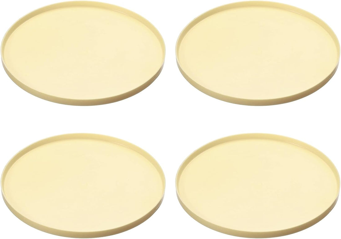 4Pcs Cat Food Mat,Silicone Pet Feeding Mat Waterproof 7x7In