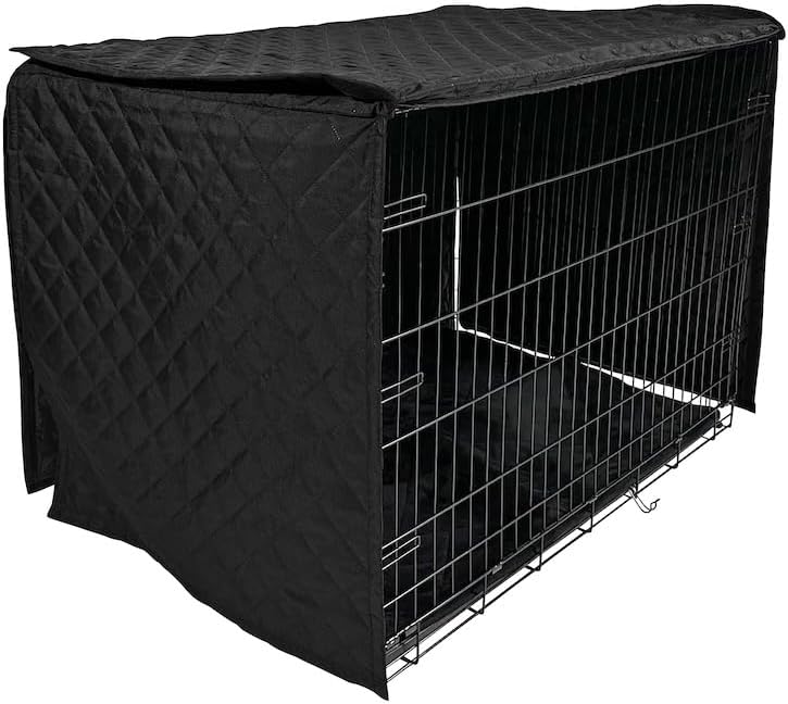 4Knines Quilted Dog Crate Cover – Heavy-Duty