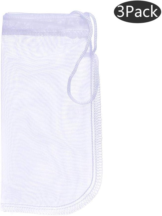 ALEGI Aquarium Extra Fine Media Filter Bag 7.5"*3.6" 3 Pack