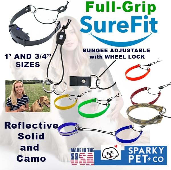 Sparky Pet Co Surefit Bungee Dog E-Collar Replacement Strap, 3/4 Inch
