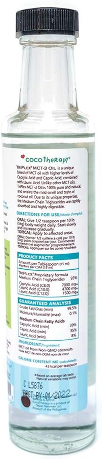 CocoTherapy Triplex MCT-3 Oil, Non-GMO, 100% Pure and Natural