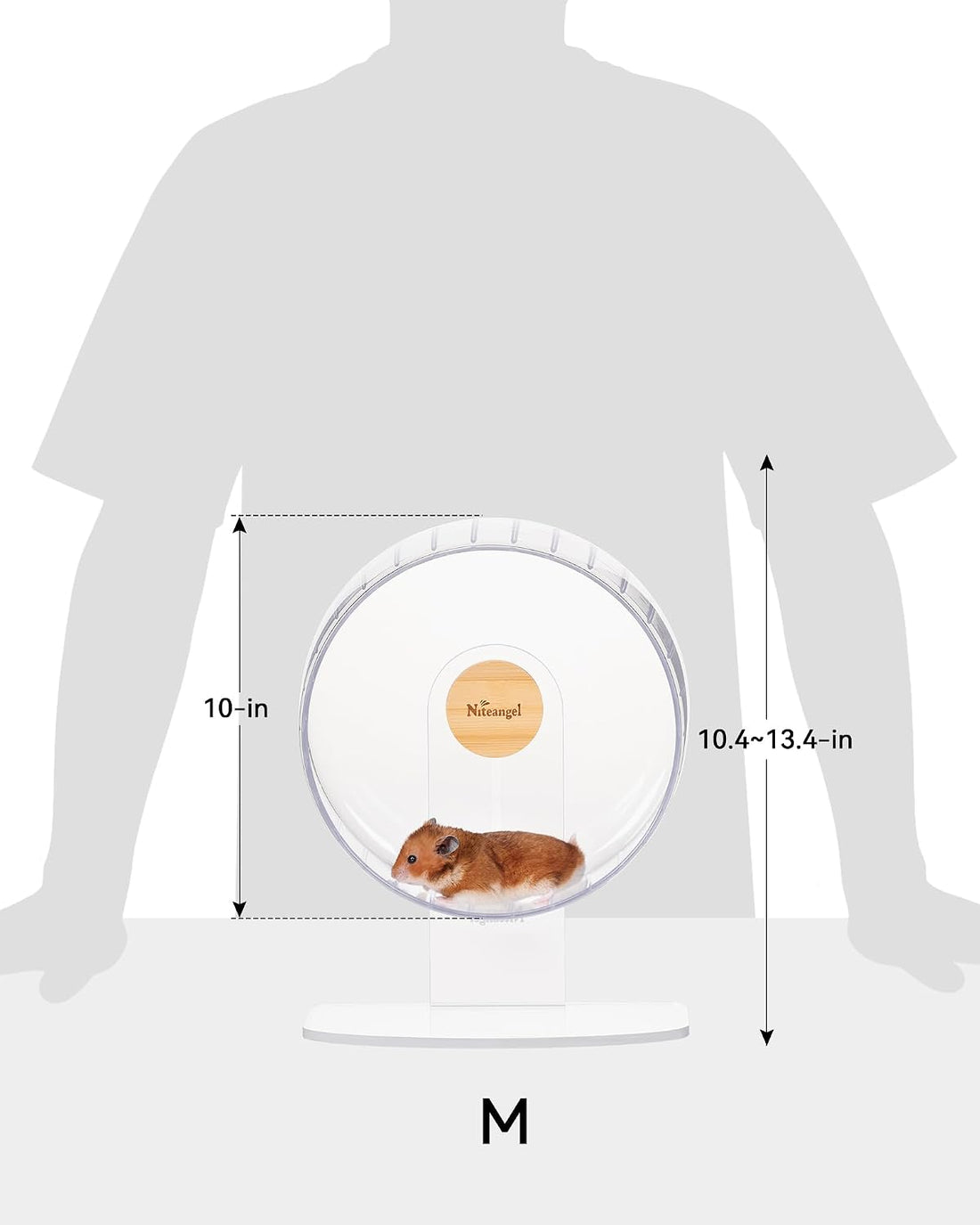 Niteangel Super-Silent Hamster Exercise Wheels