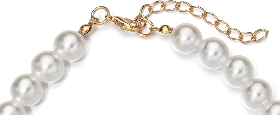 Cat Dog Sparkle Jewelry Pearl Collar Puppy Kitten Rhinestone Pendant