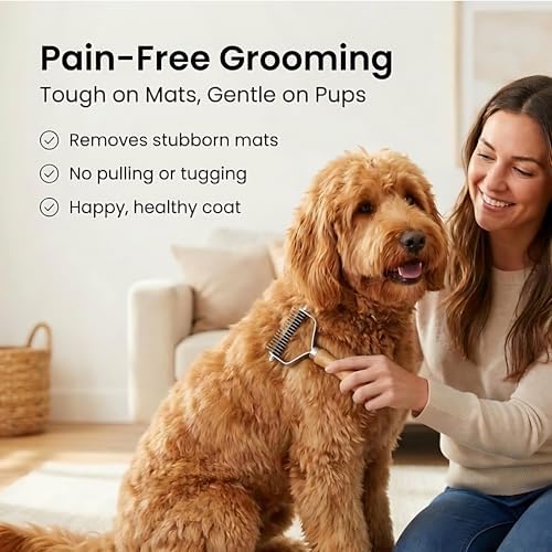 Pet Dematting Comb & Pet Dematting Brush & Rake