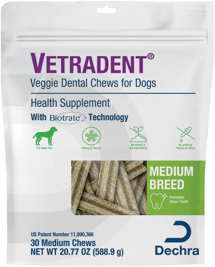 Vetradent® Veggie Dental Chews for Small Dogs