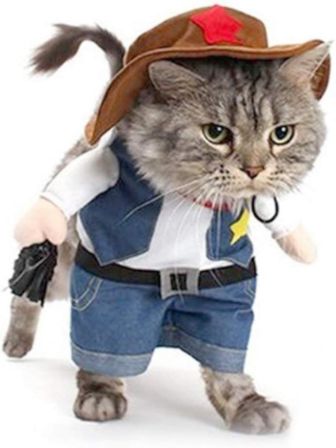 NACOCO Cowboy Dog Costume with Hat