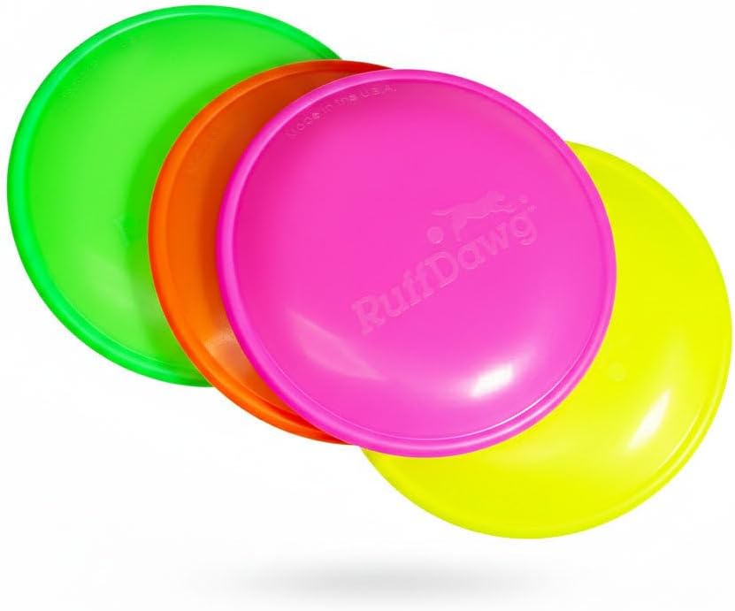Ruff Dawg Ruff-Flex K9 Flyer JR Flying Disc Dog Toy, SM