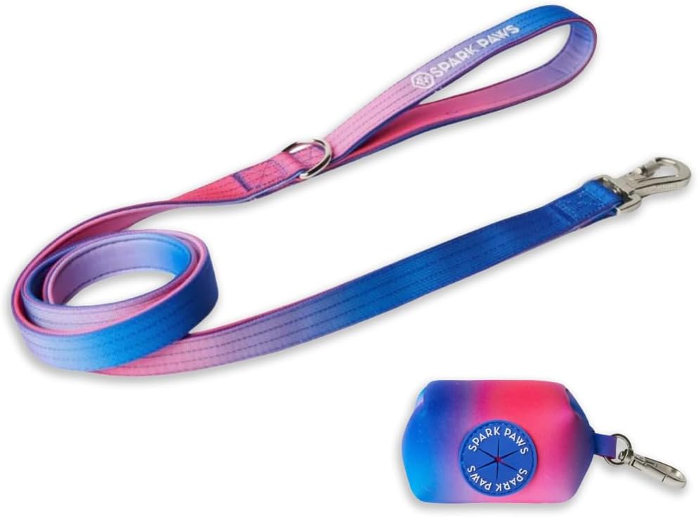 Spark Paws Premium Dog Leash & Poop Bag Set