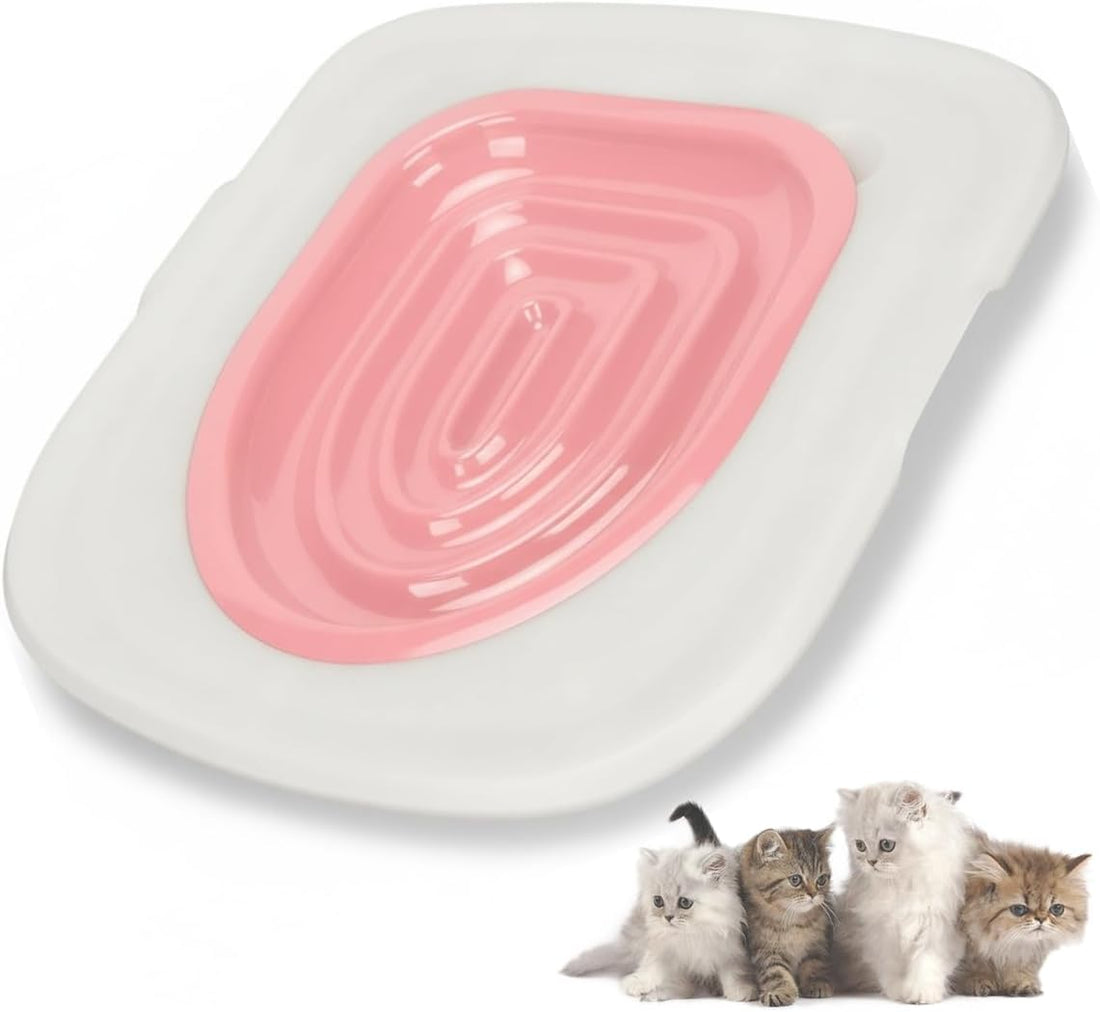 Cat Toilet Trainer Kit, Universal Cat Toilet Training Systems, Pink