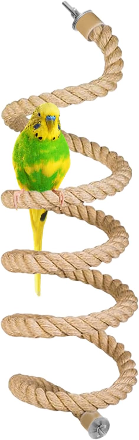 3pcs Bird Rope Perch for Parrots,Bird Cage Climbing Rope Toys