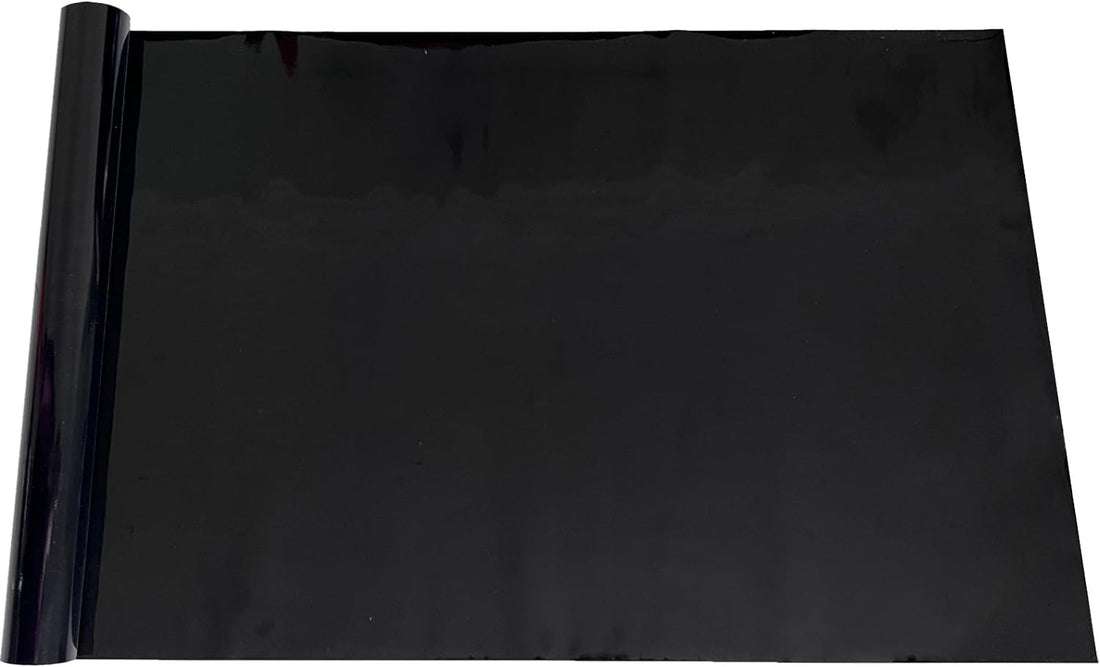 XCNO Black Aquarium Background Fish Tank Film, Static Cling