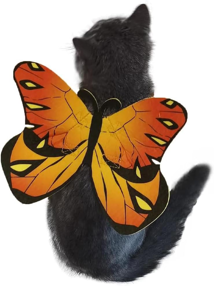 Cat Dog Butterfly Costume Wings for Halloween Party Decoration