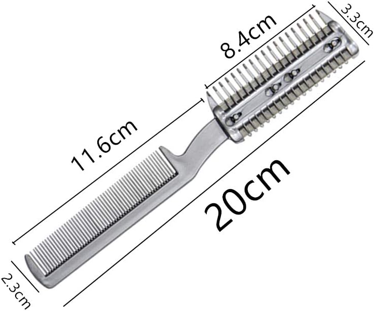 2Pcs Razor Comb for Dogs Cats with Extra Blades Double Sides Pet