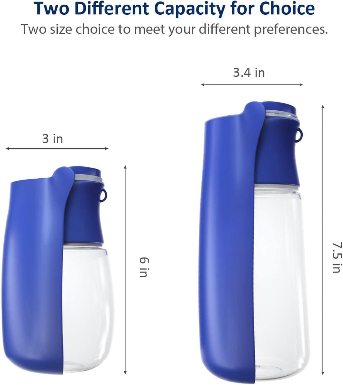 WePet Foldable Portable Dog Water Bottle Puppy Water Dispenser
