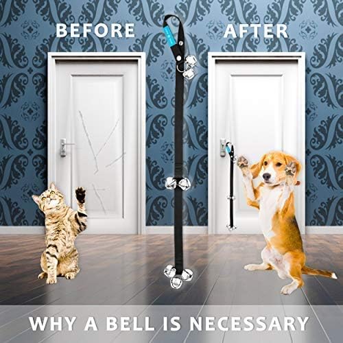 Duke & Dixie Dog Doorbells Training Potty 2 Pack Dog Bells Adjustable