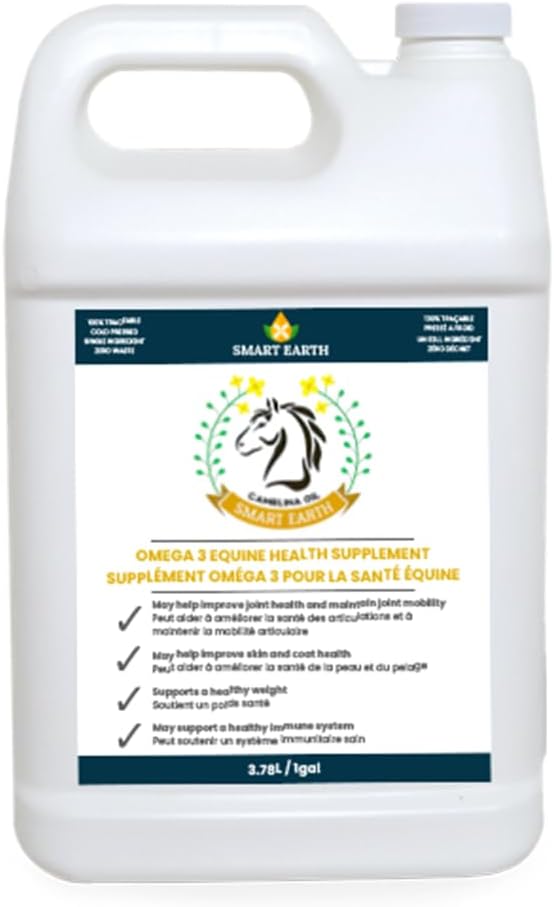 100% Pure Camelina Oil for Horses