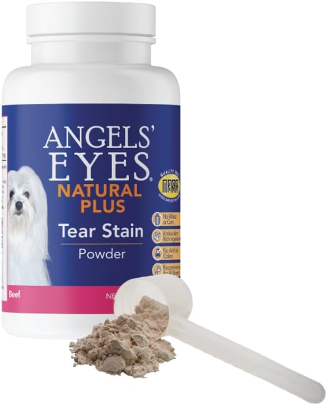 Angels' Eyes Natural Plus Tear Stain Prevention Powder for Dogs & Cats