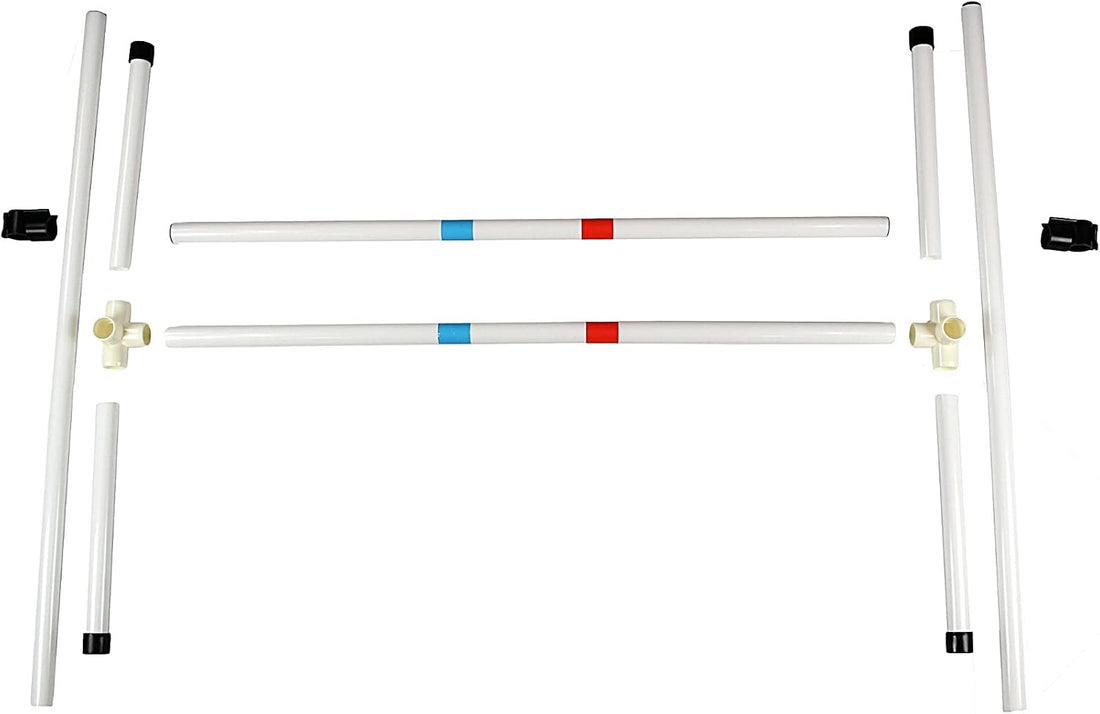 Midlee Dog Agility Bar Jumps- Set of 4 Jumps