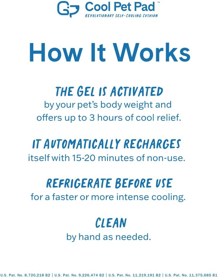 The Green Pet Shop Cool Pet Pad - Large, Sage Grey - Self-Cooling