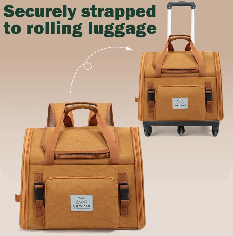 Cat Backpack Expandable, Cat Carrier for Travel & Hiking
