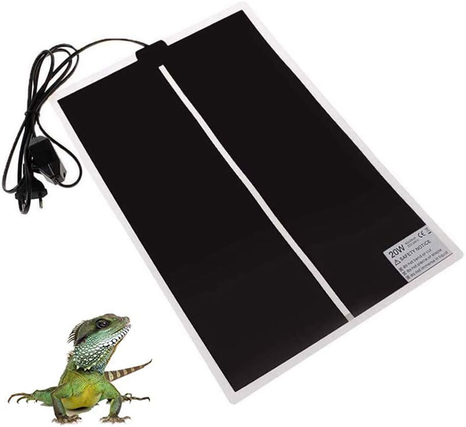 KABASI Reptile Heating Pad with Temperature Control, 20W 16.5x11inch
