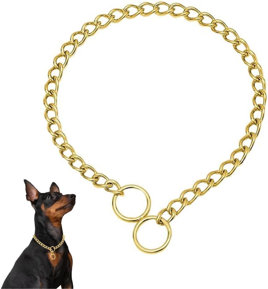 Chain Dog Choker Collar for Large Dogs