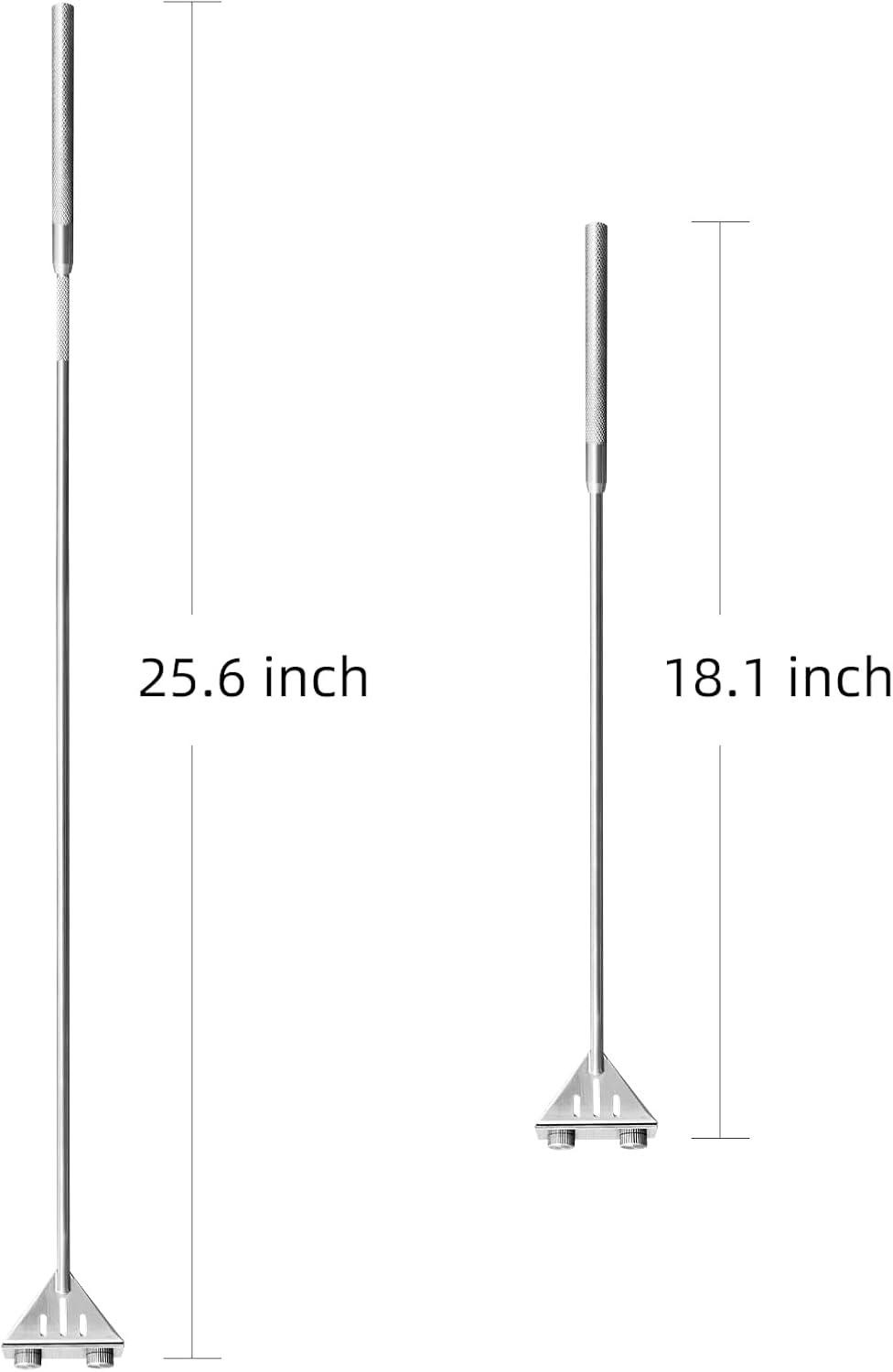 Kirecoo 25.6" Stainless Steel Aquarium Algae Scraper with 10 Blades
