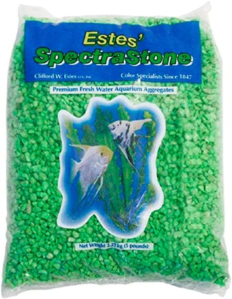 Spectrastone Permaglo Green Aquarium Gravel for Freshwater Aquariums