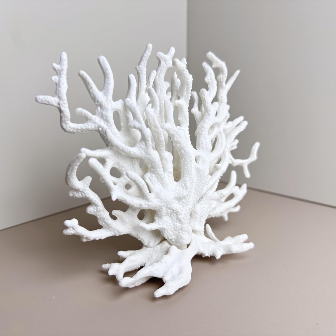 White Aquarium Coral Fish Tank Decorations Aquarium Landscape
