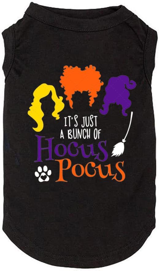 Funy Pumpkin T-Shirt Cute Ghost Dog Bone Print Shirt & Vest