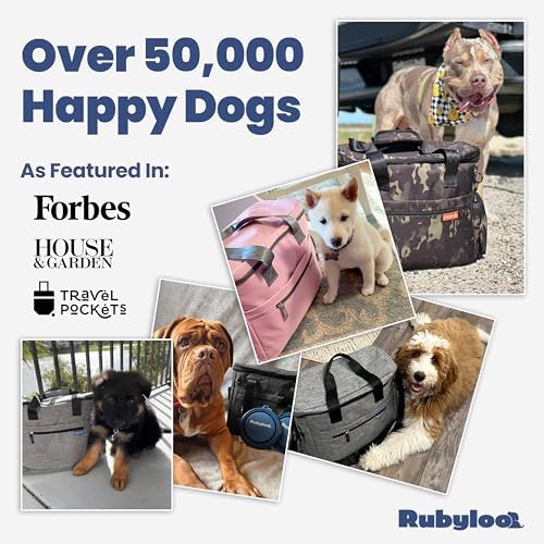Rubyloo Pet Travel Bundle – Original Doggy Bag + Vet-Approved Pet