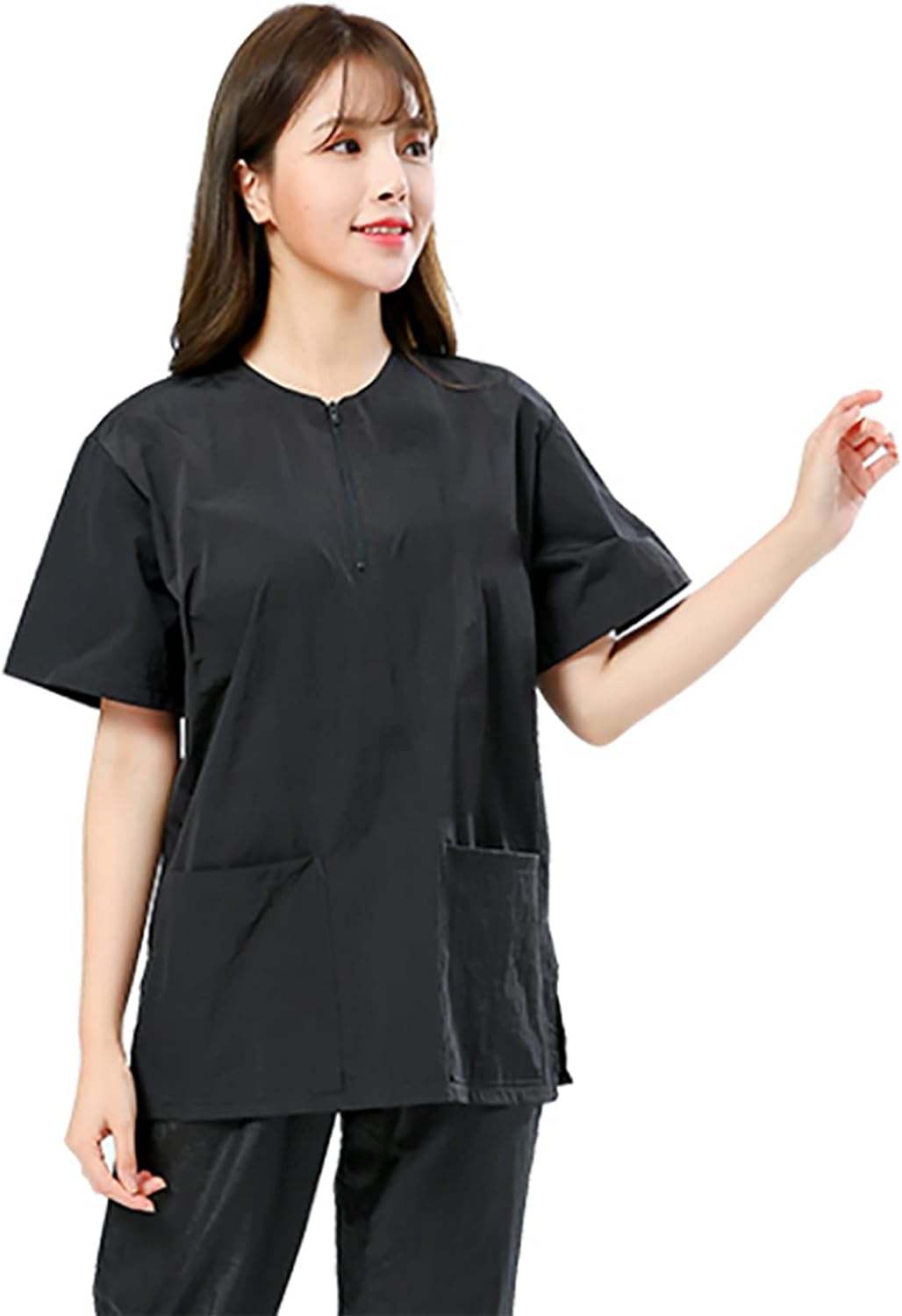 Gliitatu Dog Grooming Smock Barber Jackets for Women Men Professional